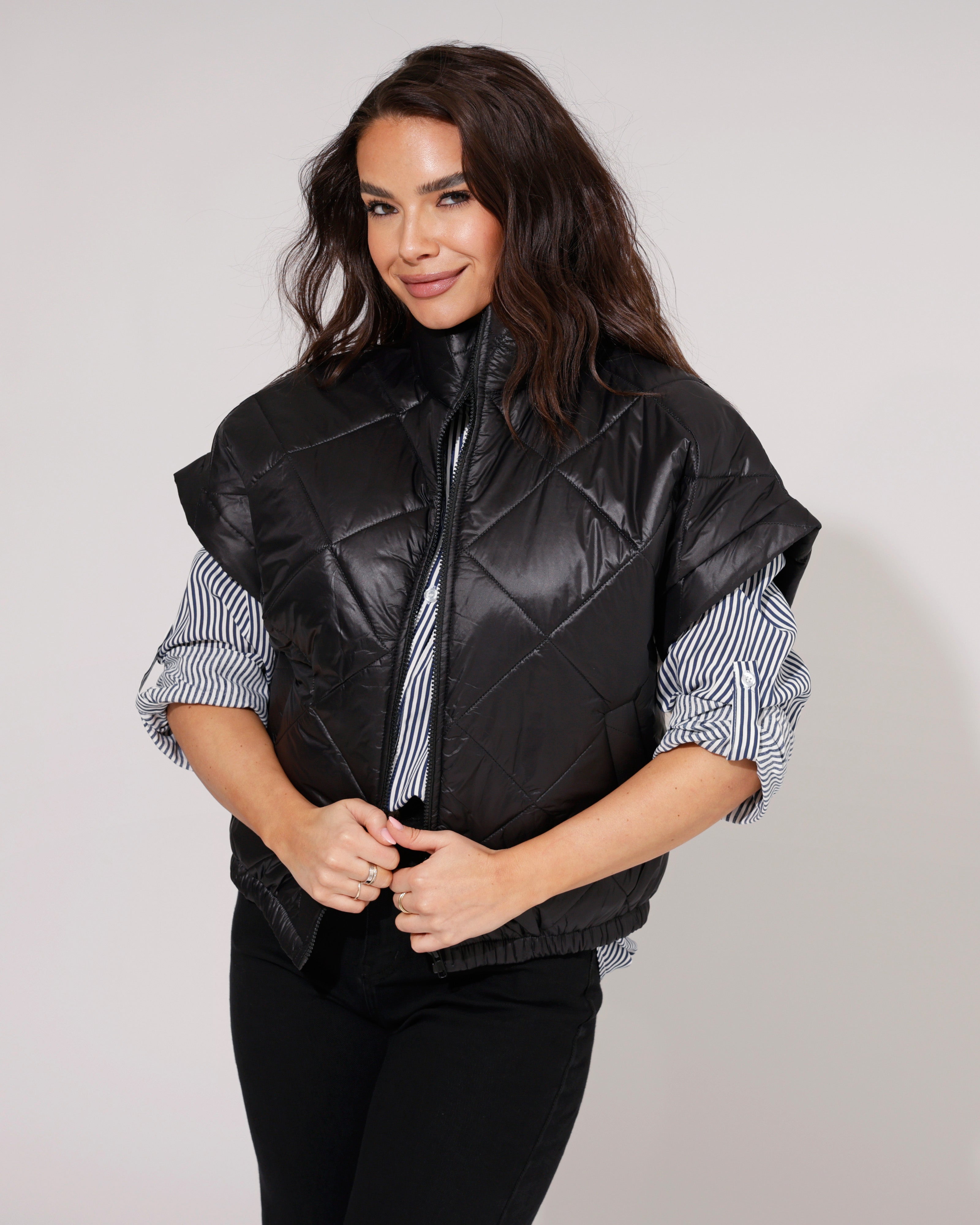 Bodywarmer Nance Zwart