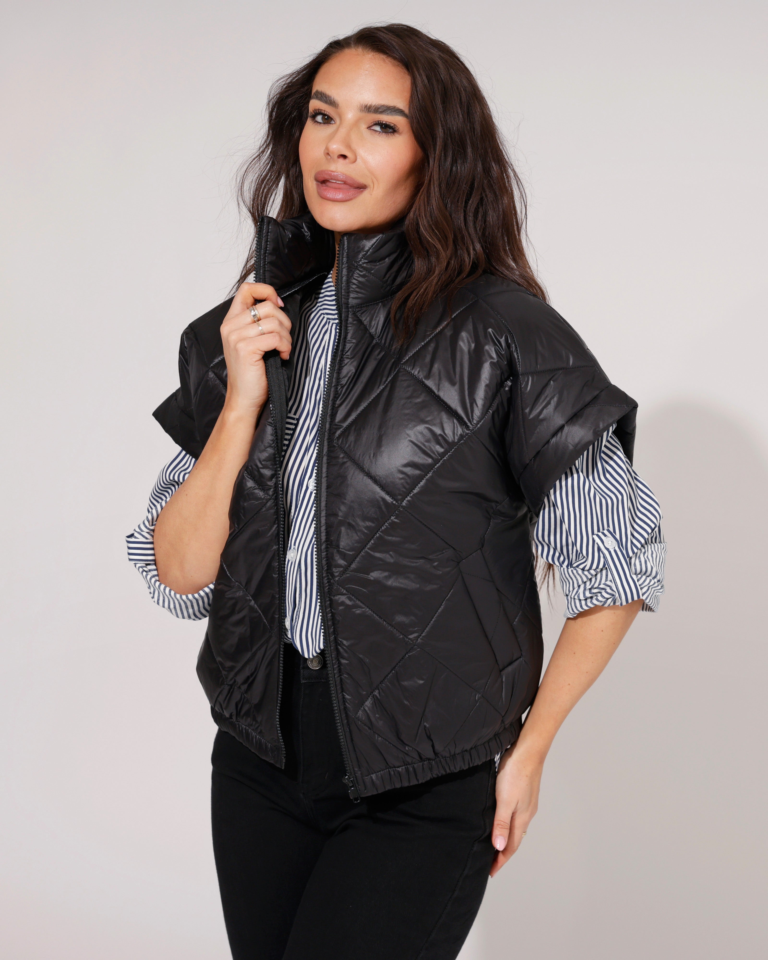 Bodywarmer Nance Zwart