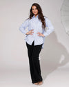 Hello Miss | Wide leg jeans Macey-3 Zwart