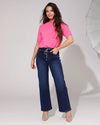 ZAC & ZOE | Jog-jeans Wide Leg Mimi-N Donkerblauw