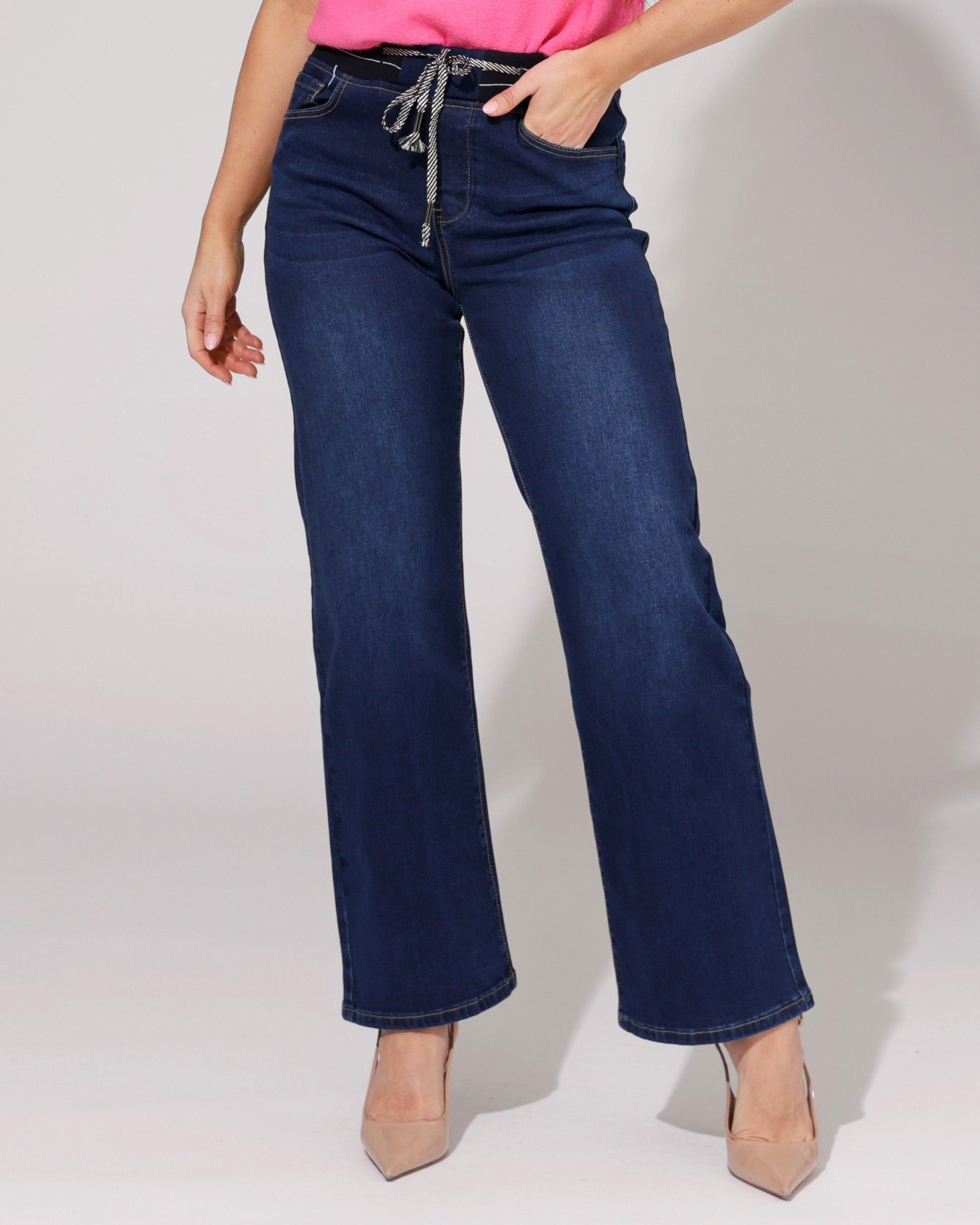 ZAC & ZOE | Jog jeans Wide Leg Mimi-N Donkerblauw