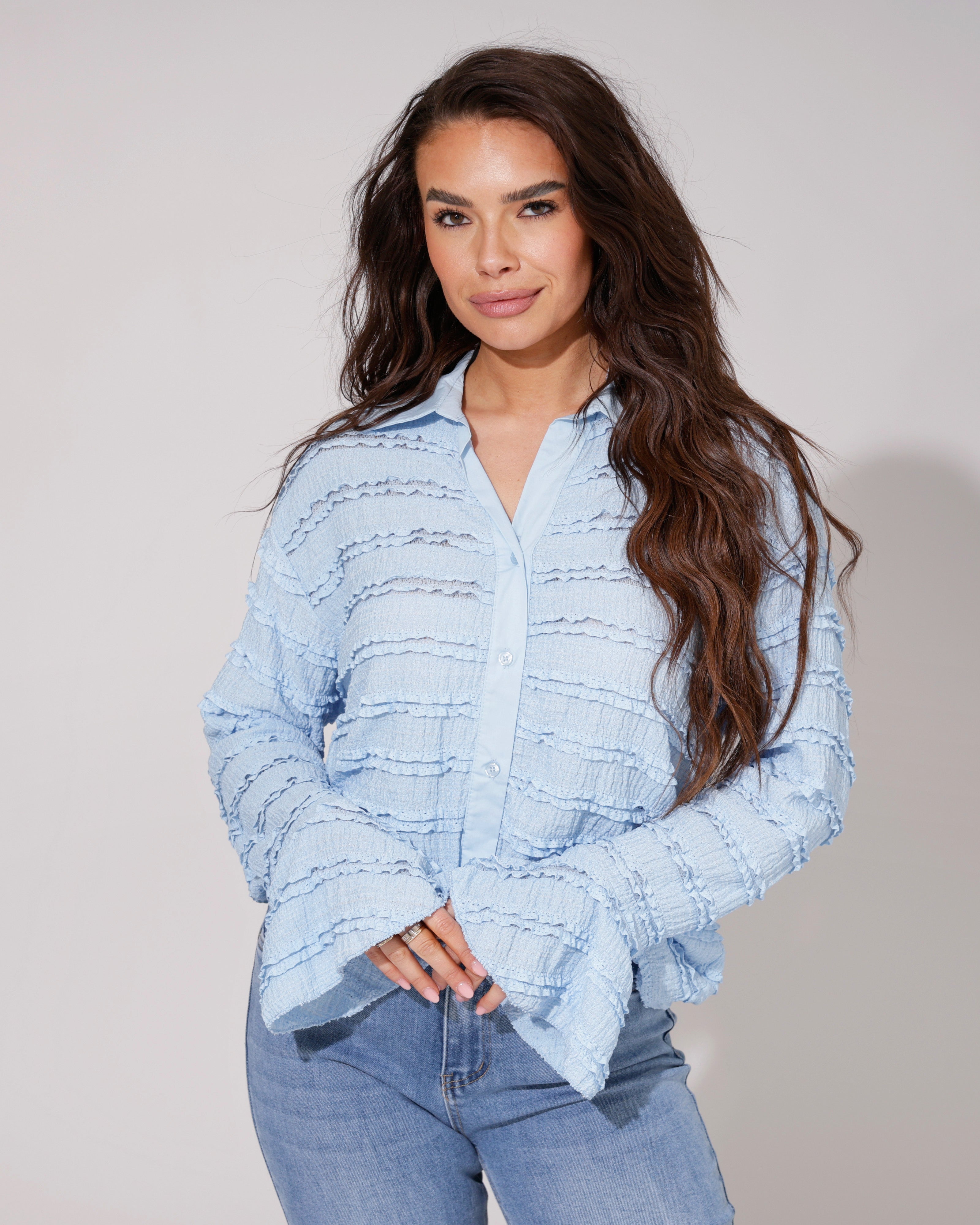 Blouse Selly Lichtblauw