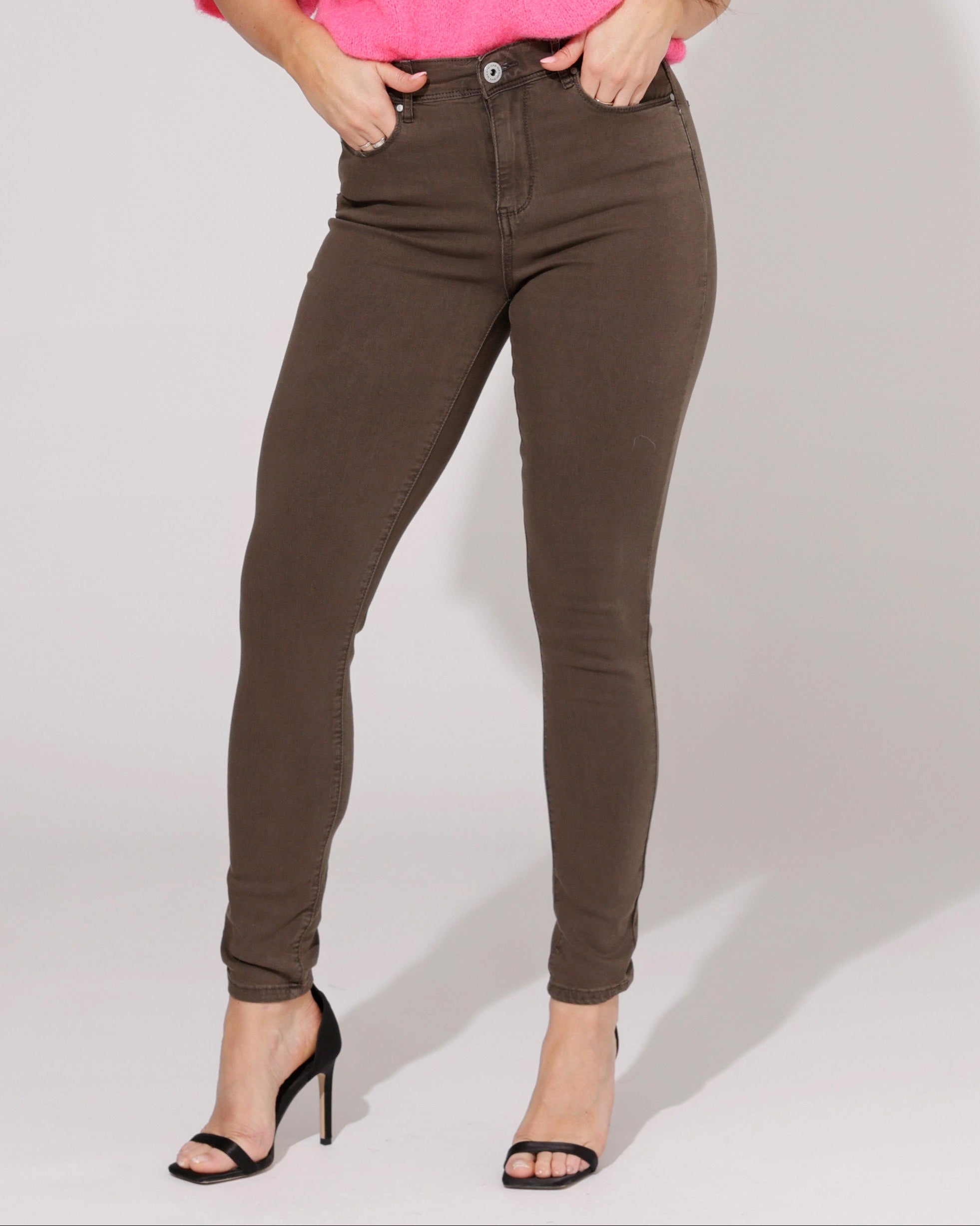 Goodies | Skinny jeans Lou-28 Bruin