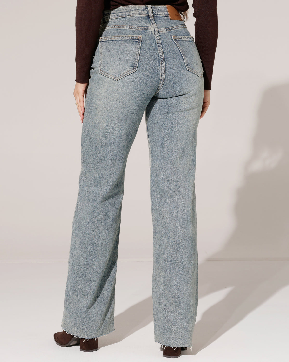 SeeSee Paris | Wide leg jeans Romey Blauw