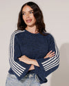 Trui met strepen Neva Blauw