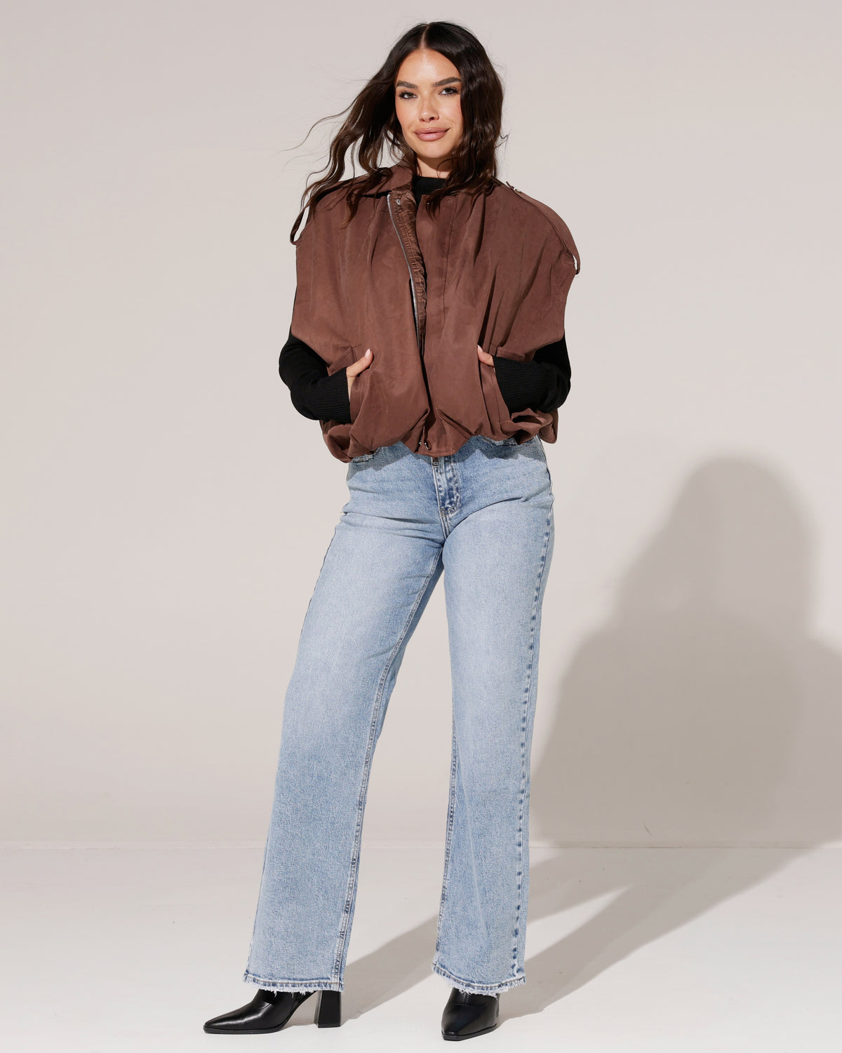 Oversized ballon bodywarmer Rory Bruin