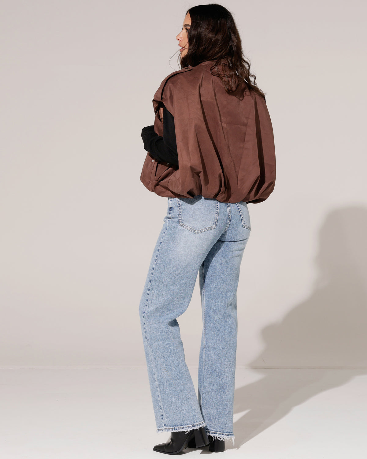 Oversized ballon bodywarmer Rory Bruin