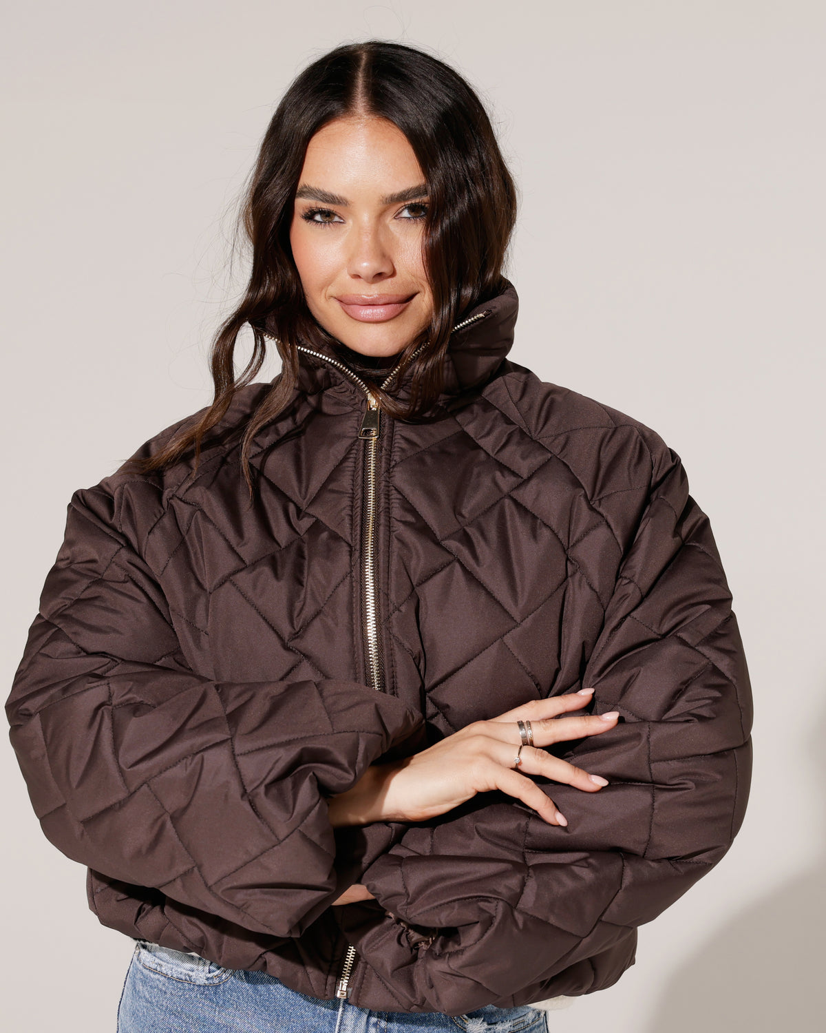 Tussenjacket Minny Donkerbruin