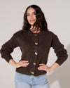 Vest met knopen Lisa Donkerbruin