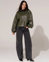 Leatherlook jacket Jolene Groen