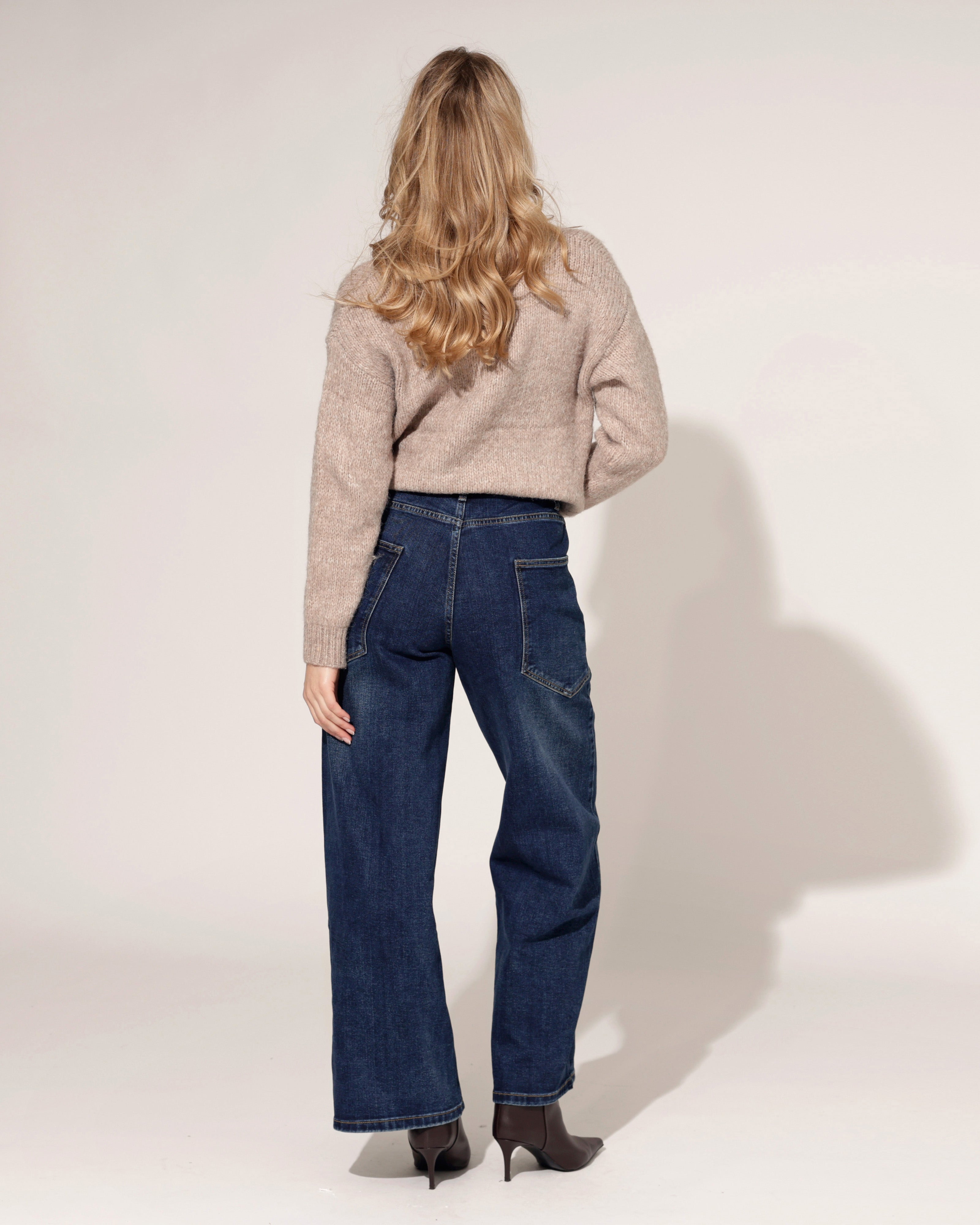 Jewelly | Barrel jeans Sophie Donkerblauw
