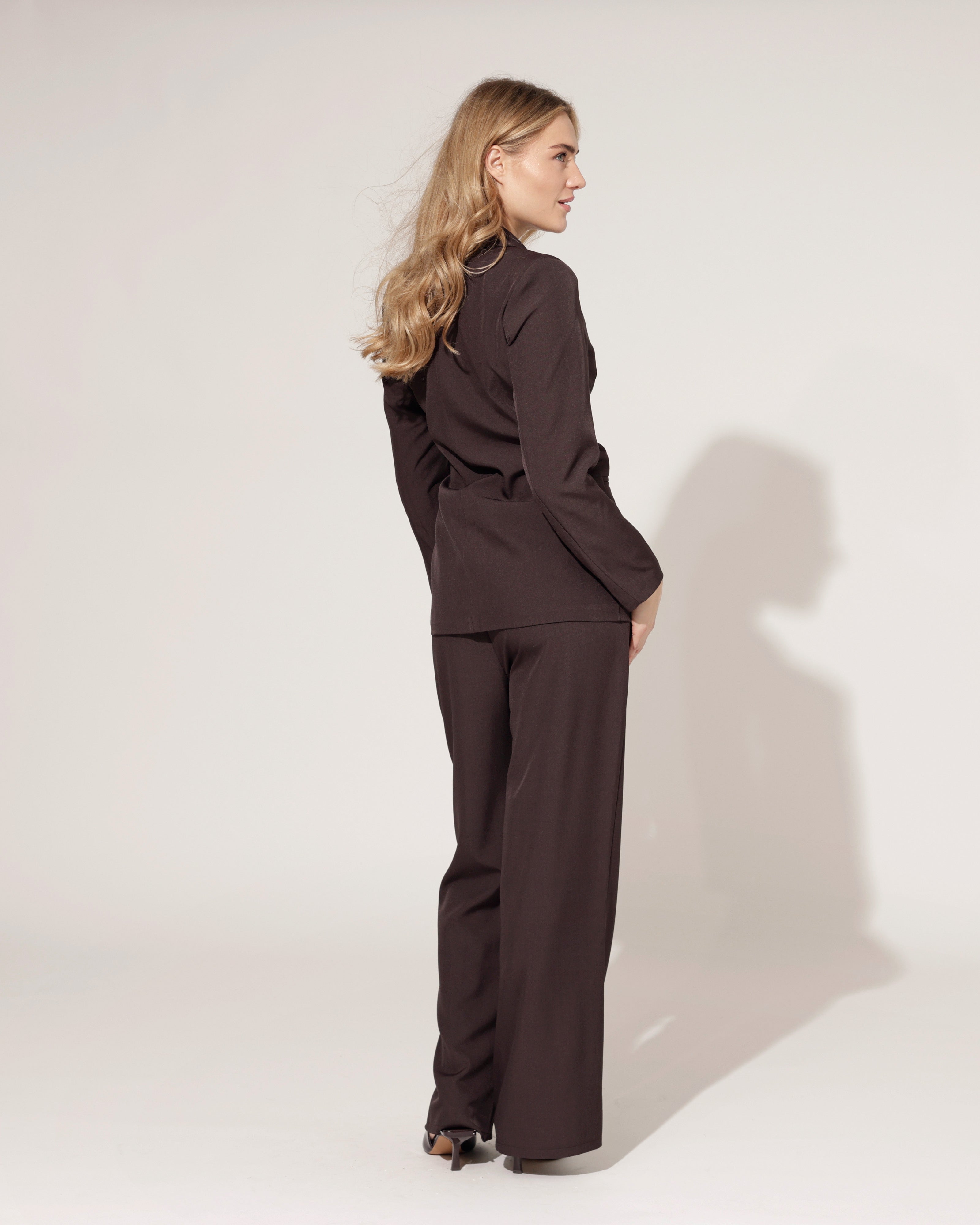 Pantalon Vivie Donkerbruin