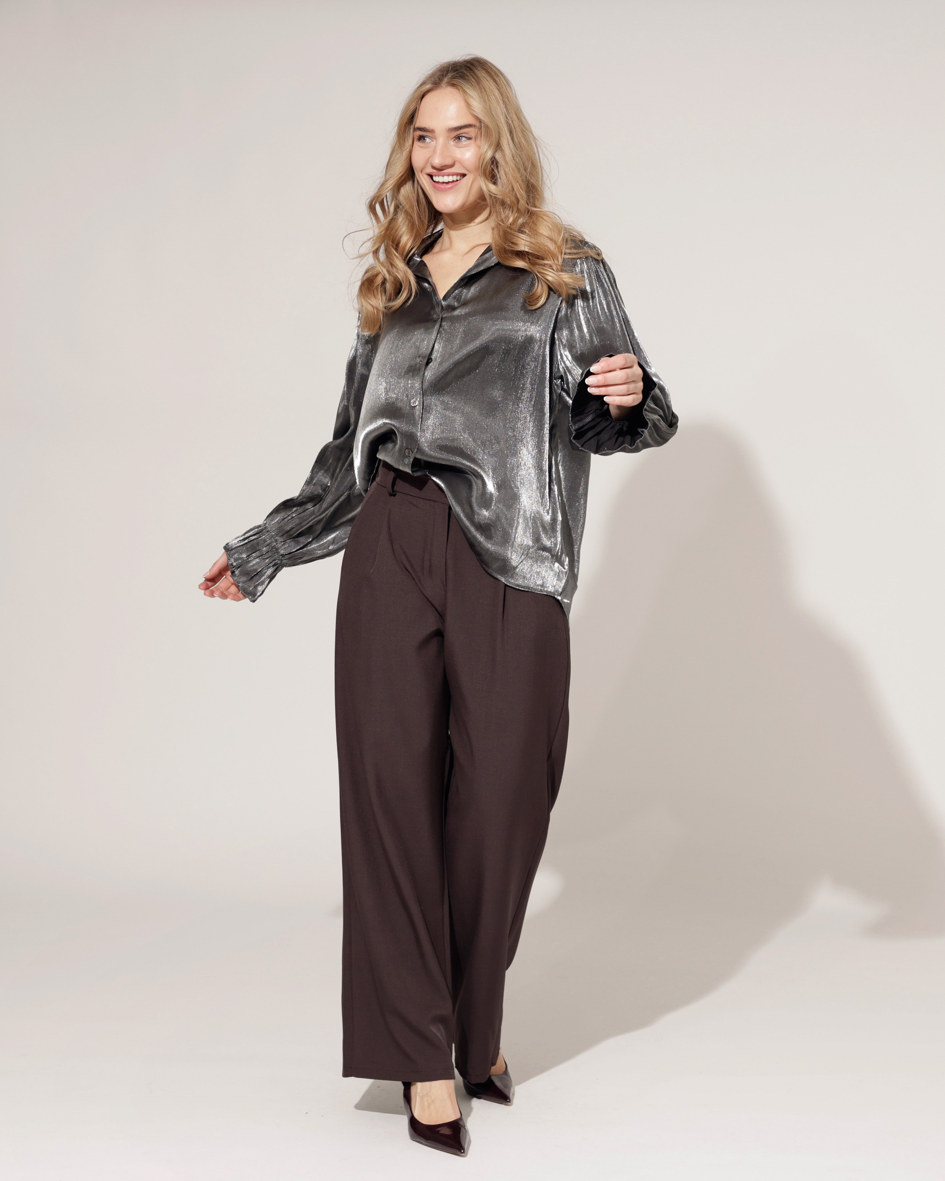 Blouse Mikkie Donkergrijs