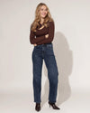 Hello Miss | Wide leg jeans Jill-2 Donkerblauw