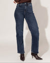 Hello Miss | Wide Leg Jeans Jill-2 Donkerblauw