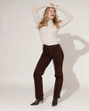 Hello Miss | Wide leg jeans Janey-19 Bruin