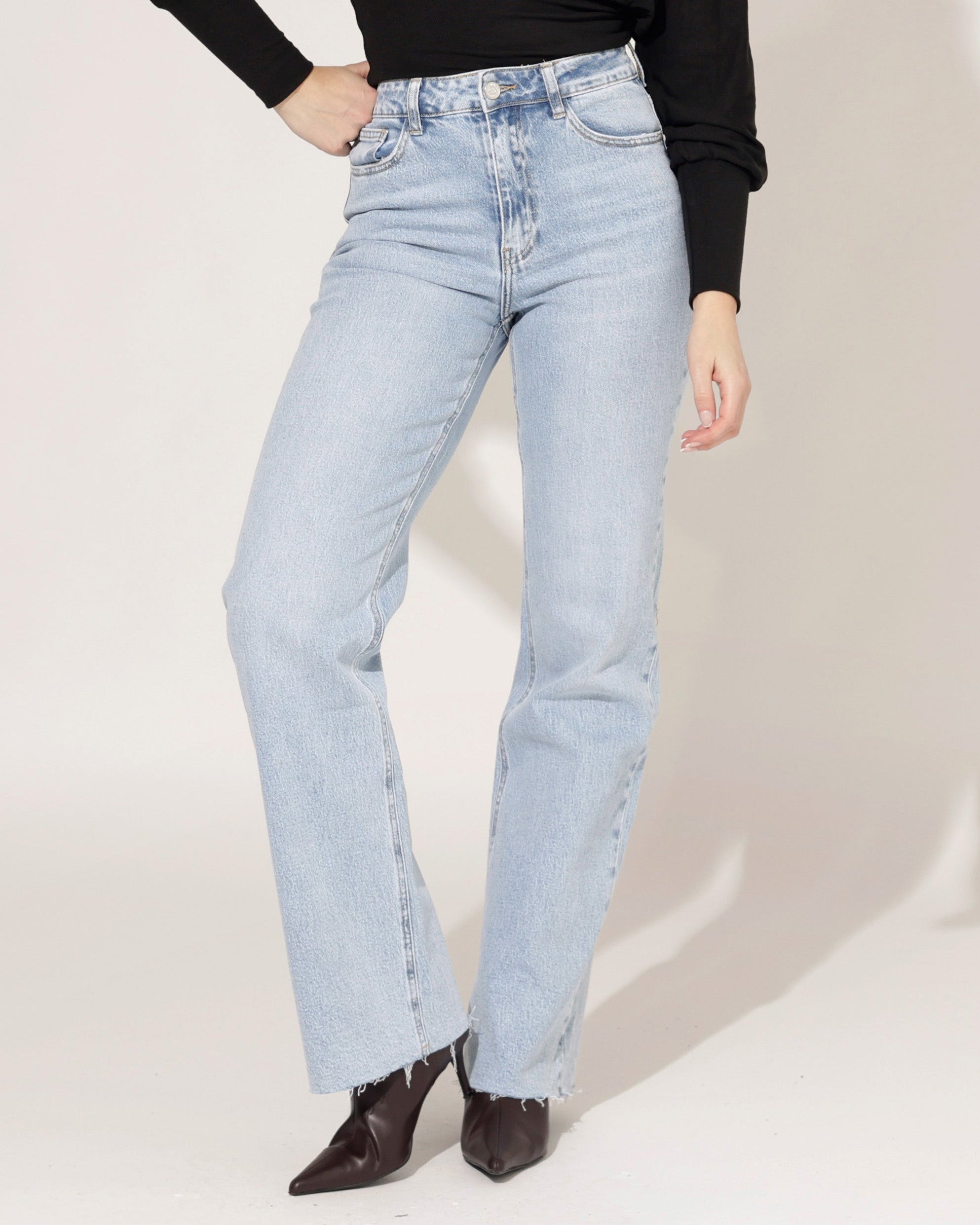 Queen Hearts | Wide leg w/ Rhinestones Kim Blauw