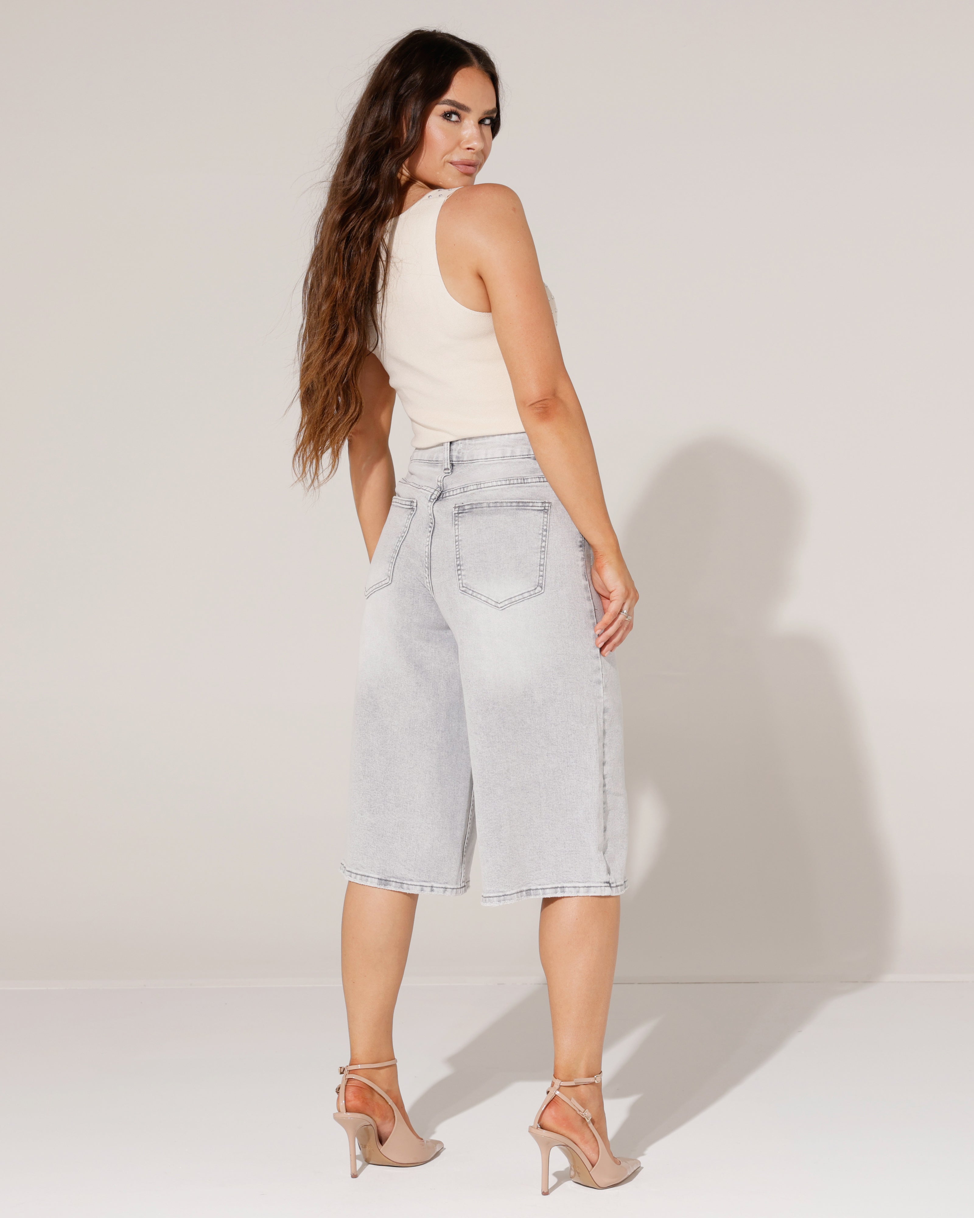 Body met stras Sid Beige