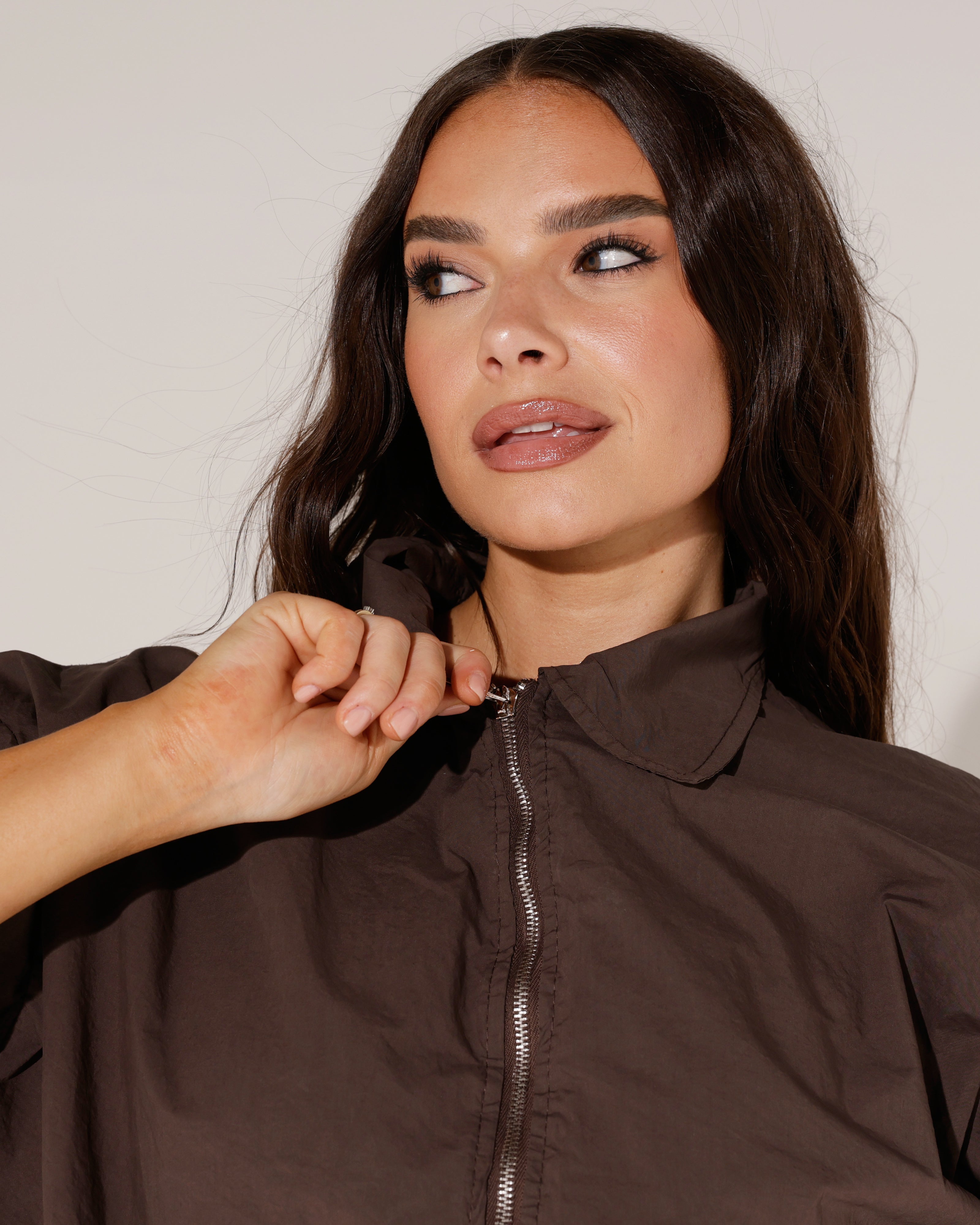 Jacket Yaya Donkerbruin