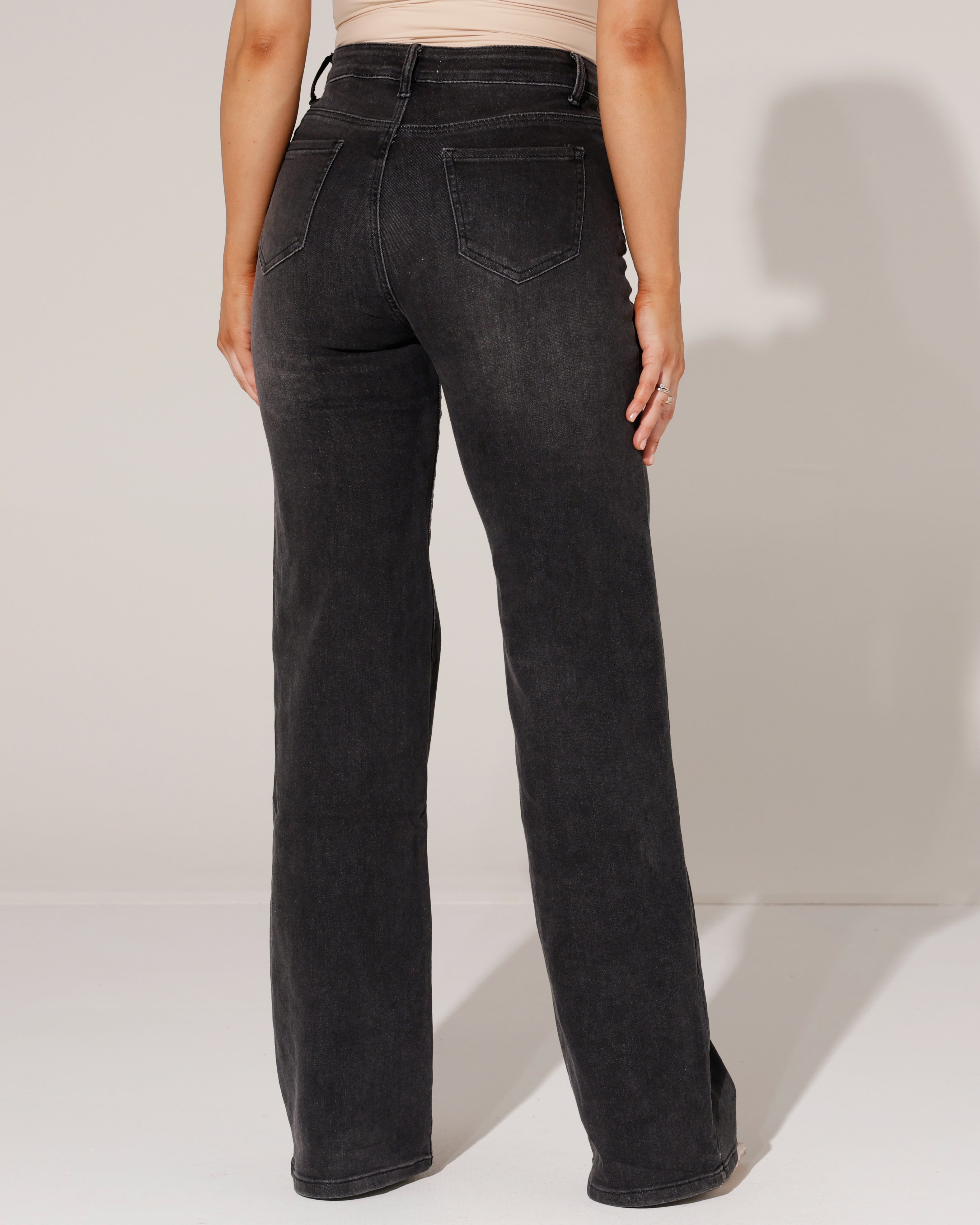 Goodies | Wide leg jeans TALL Iris Zwart