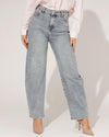 Hello Miss | Barrel jeans Savvy-3 Blauw