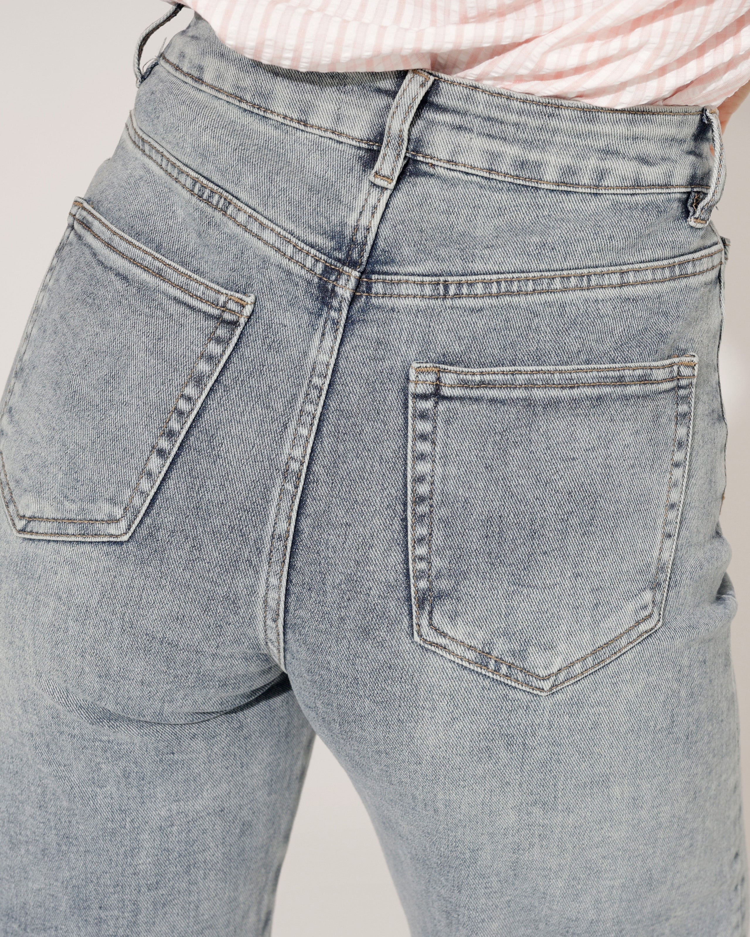 Hello Miss | Barrel jeans Savvy-3 Blauw