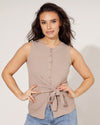 Top Jolienne Taupe