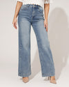 Laulia | Straight jeans, full length Siss-20 Blauw