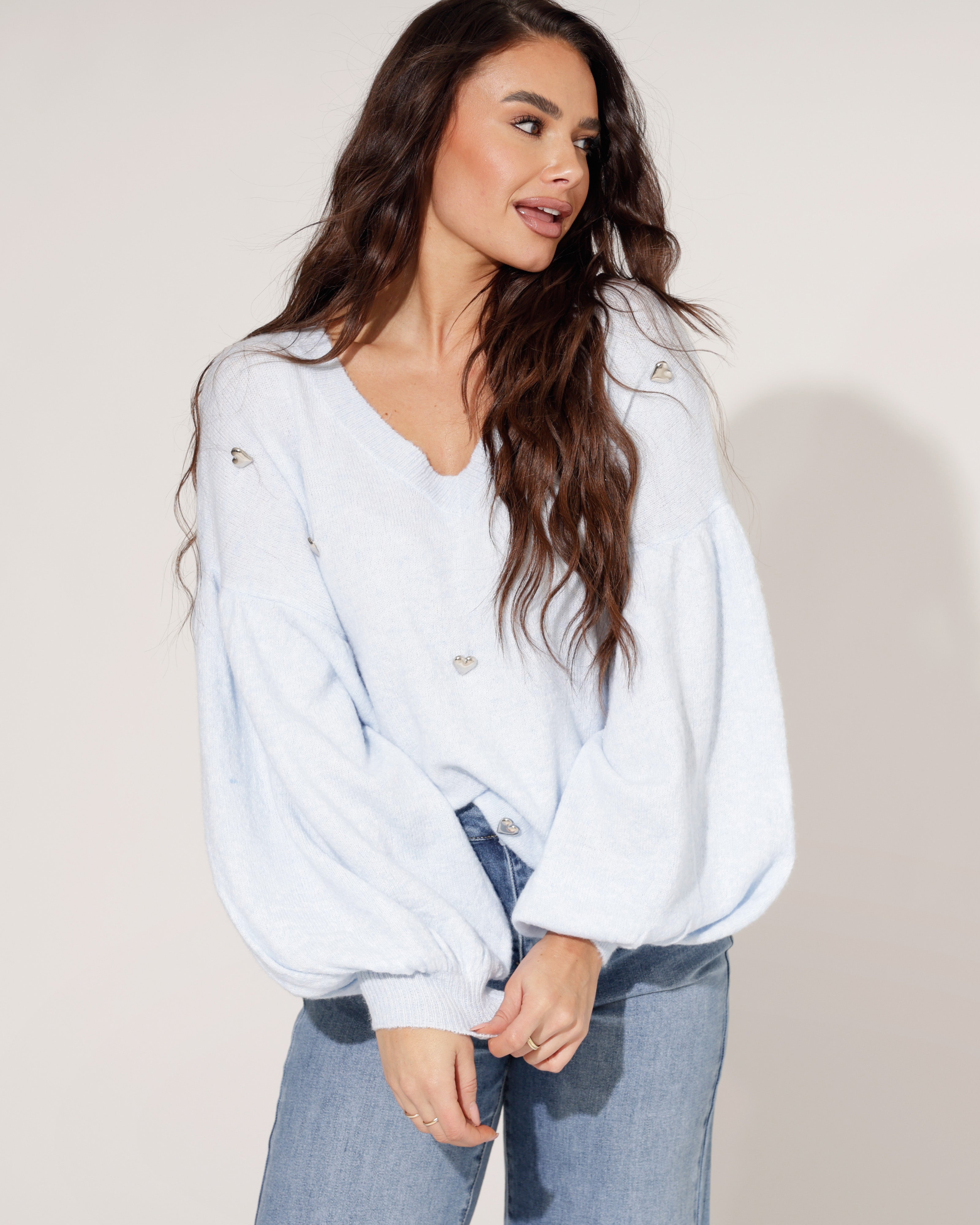 Trui Ginney Lichtblauw