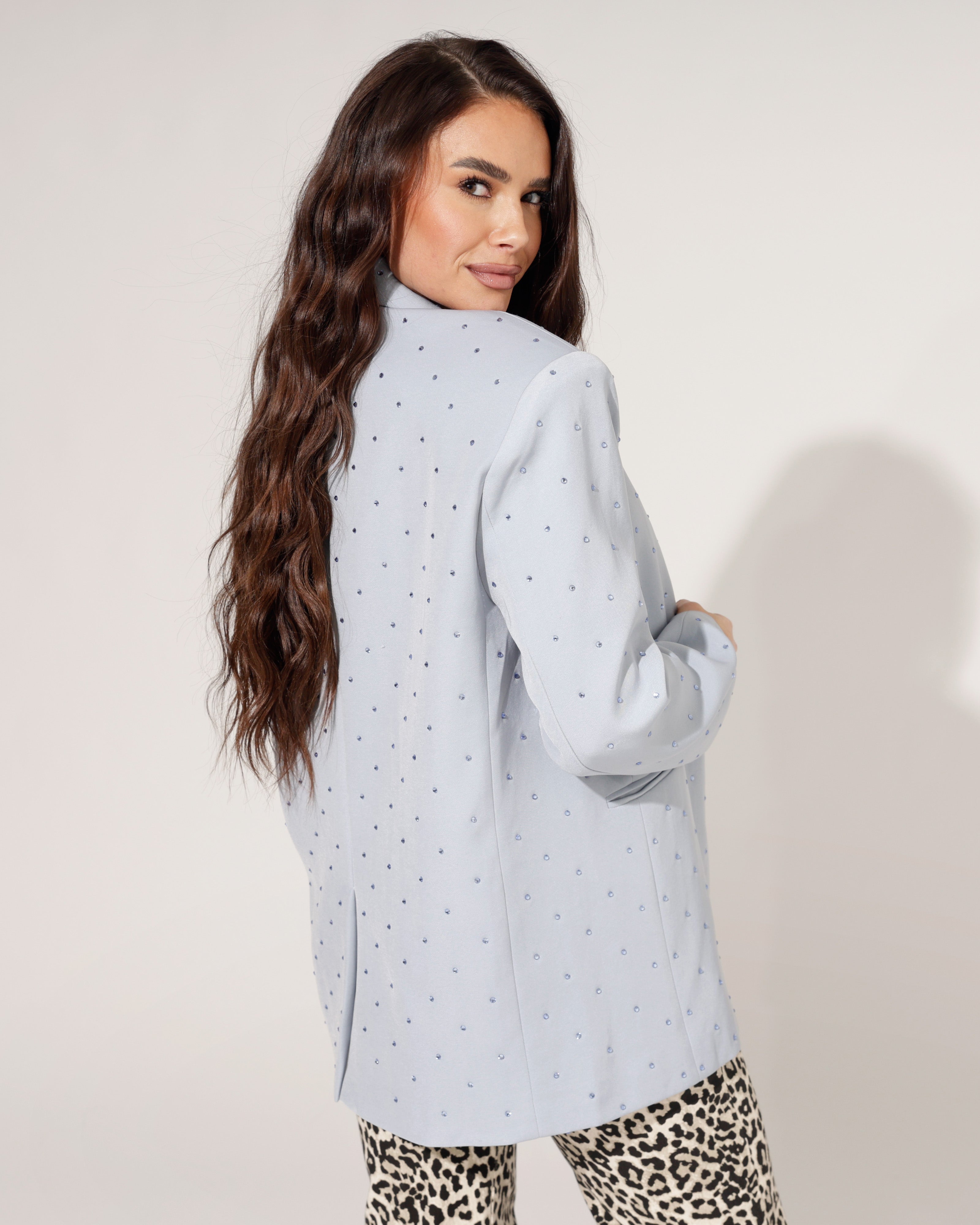 Blazer Glamour Lichtblauw