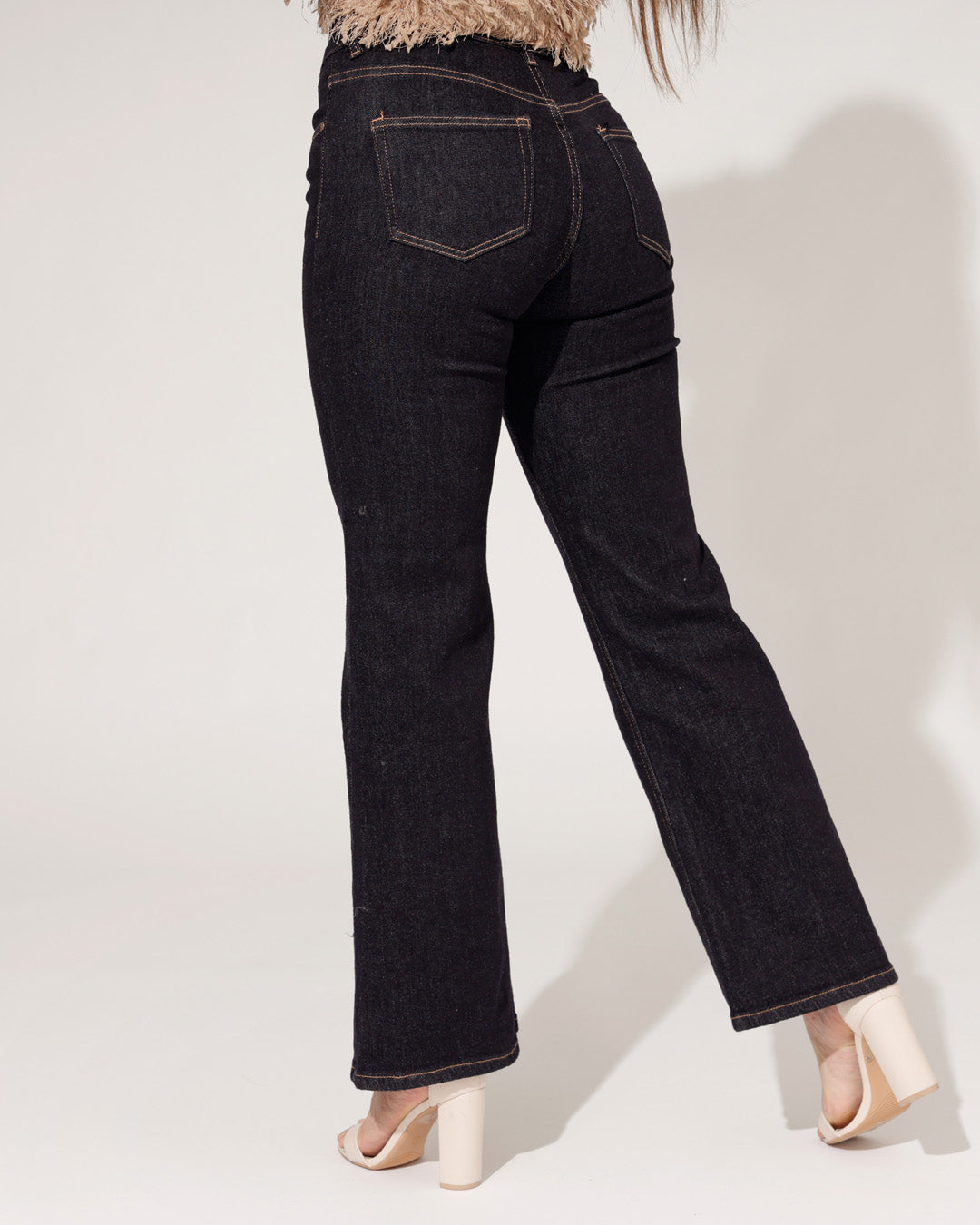 Redseventy | Flared jeans Kelly-12 Donkerblauw
