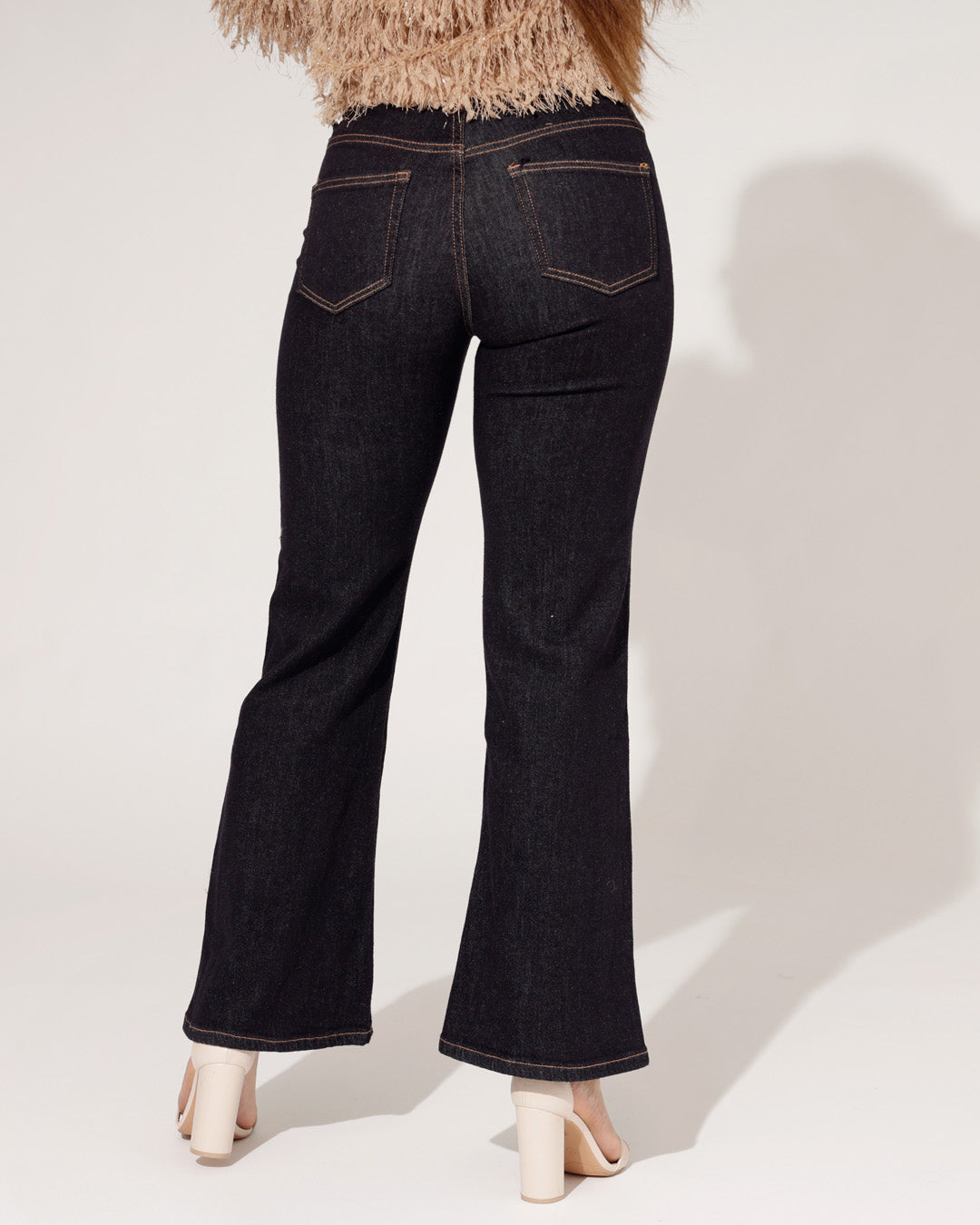 Redseventy | Flared jeans Kelly-12 Donkerblauw