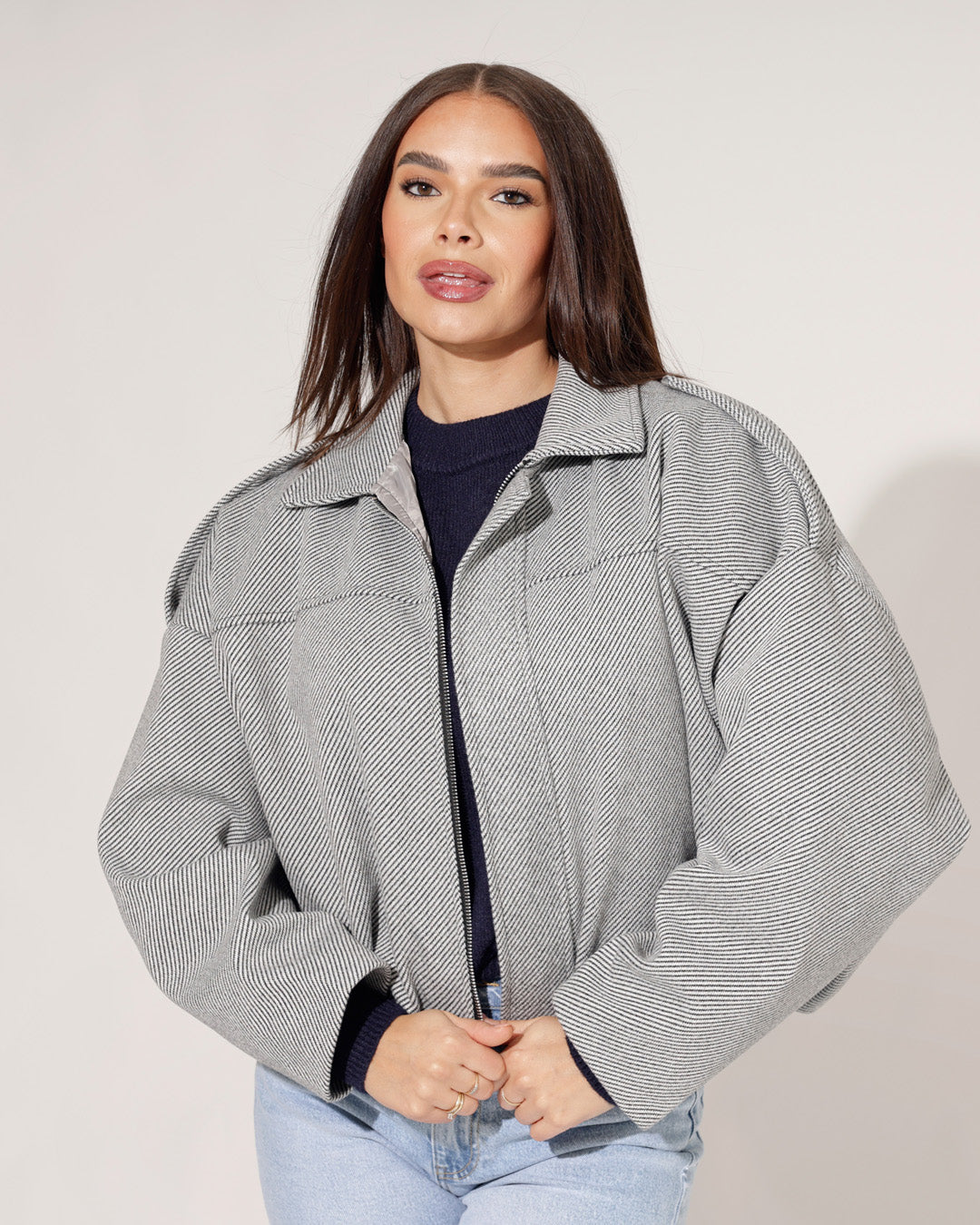 Jacket Suze Grijs