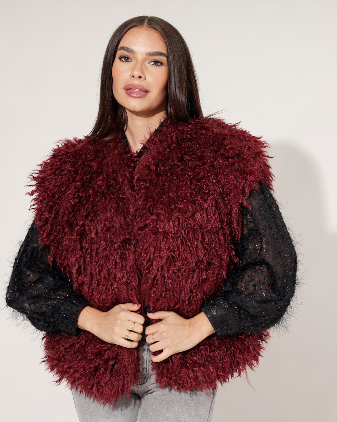 Bontgilet Felicity Bordeaux