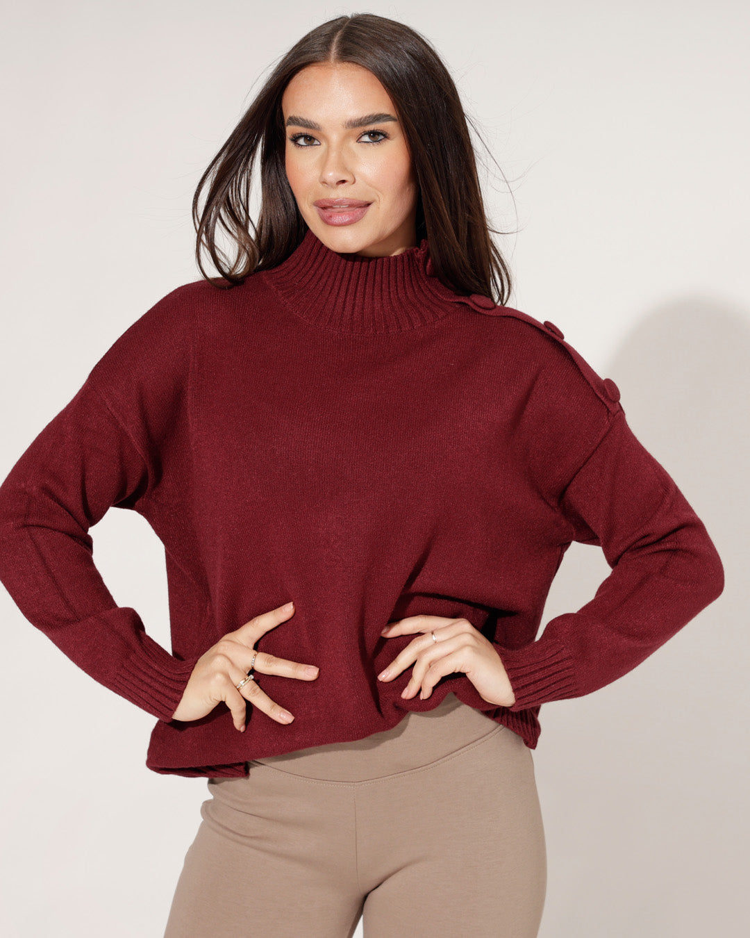 Trui Tess Bordeaux