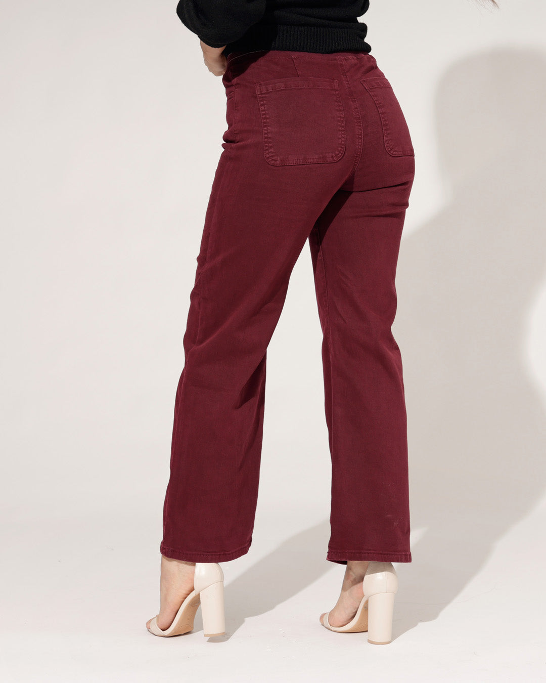 ZAC & ZOE | Jog-jeans Wide leg Mimi-PR-3 Bordeaux