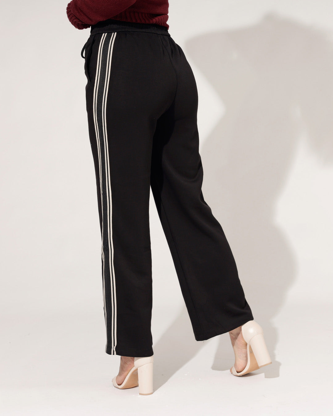 Wijde broek Bella Zwart