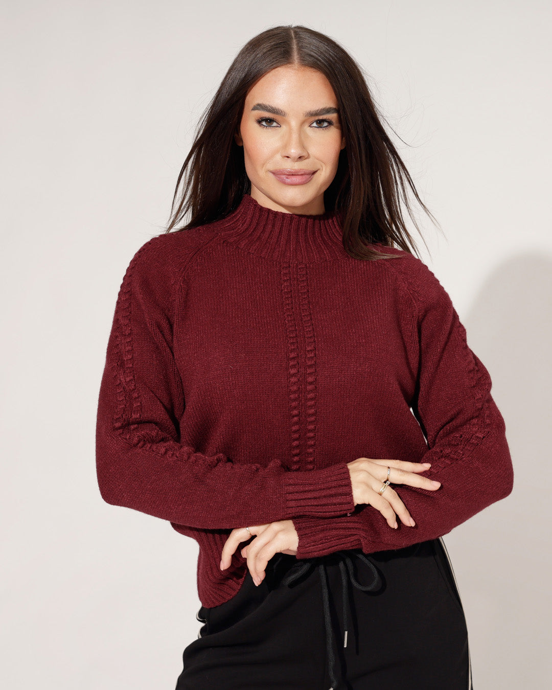 Trui Hindy Bordeaux