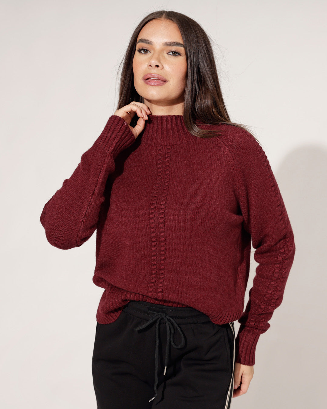 Trui Hindy Bordeaux