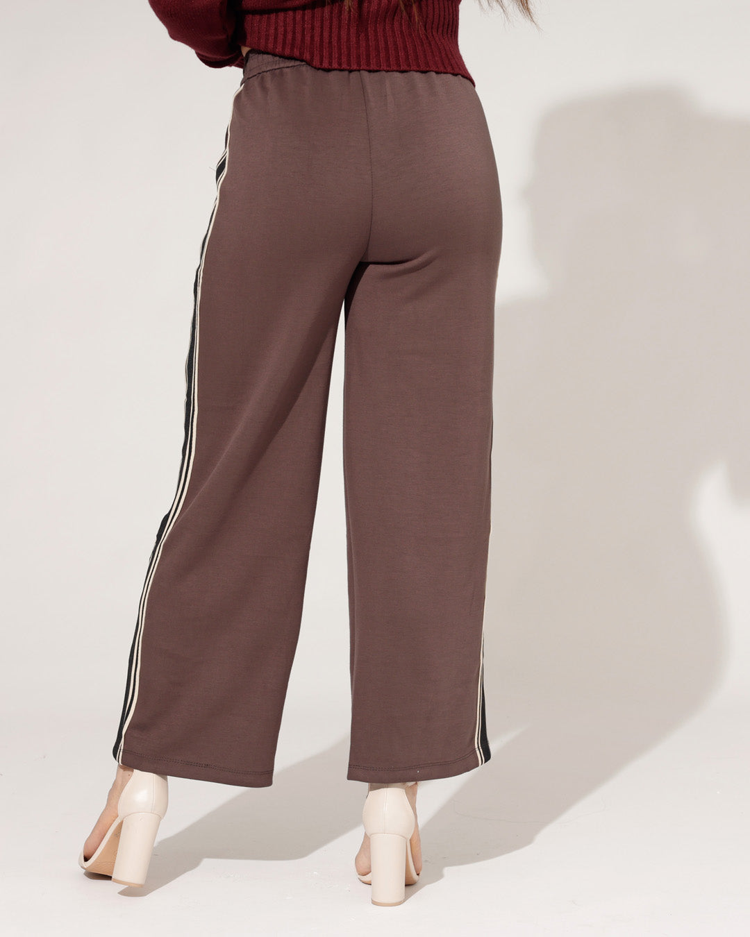 Wijde broek Bella Donkerbruin