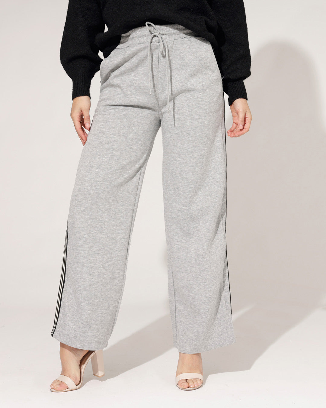 Wijde broek Mella Grijs