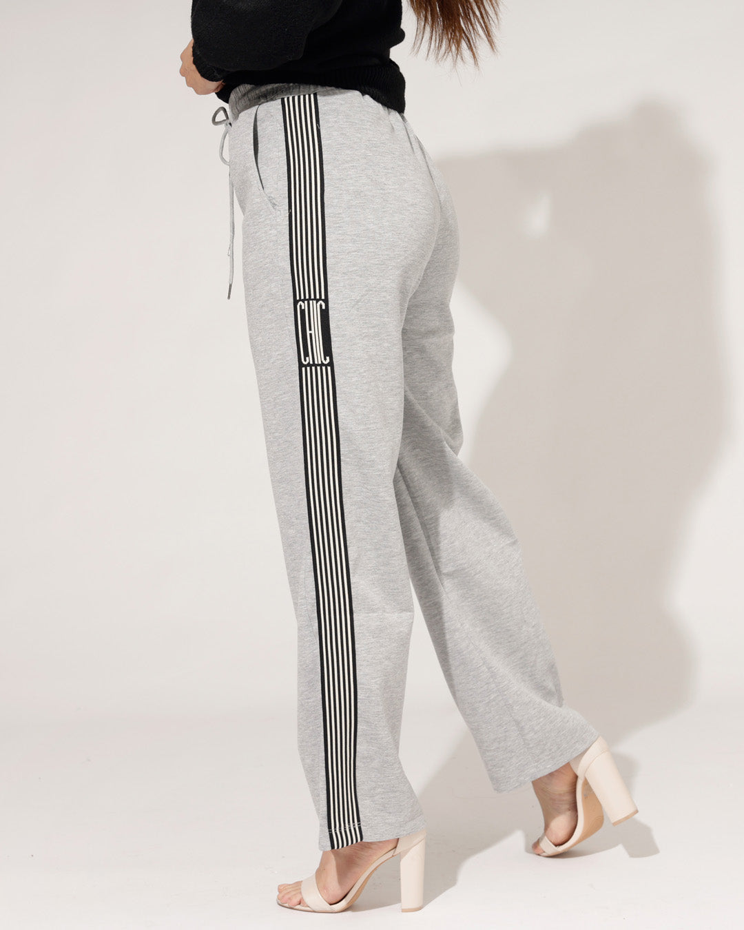 Wijde broek Mella Grijs