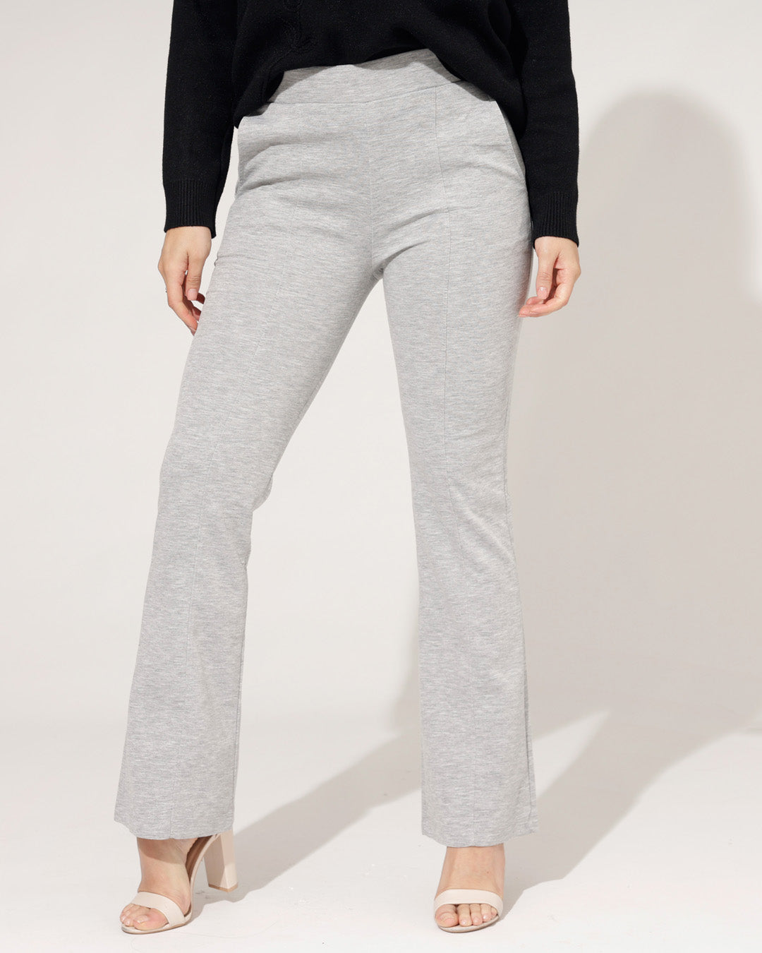 Flared broek Liza Grijs