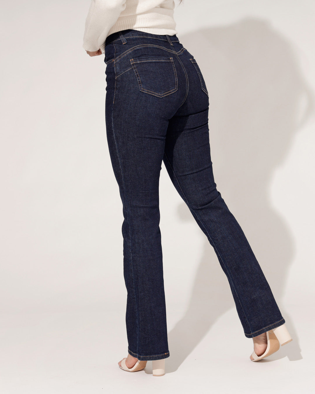 Redseventy | Flared jeans Jelle-12 Blauw