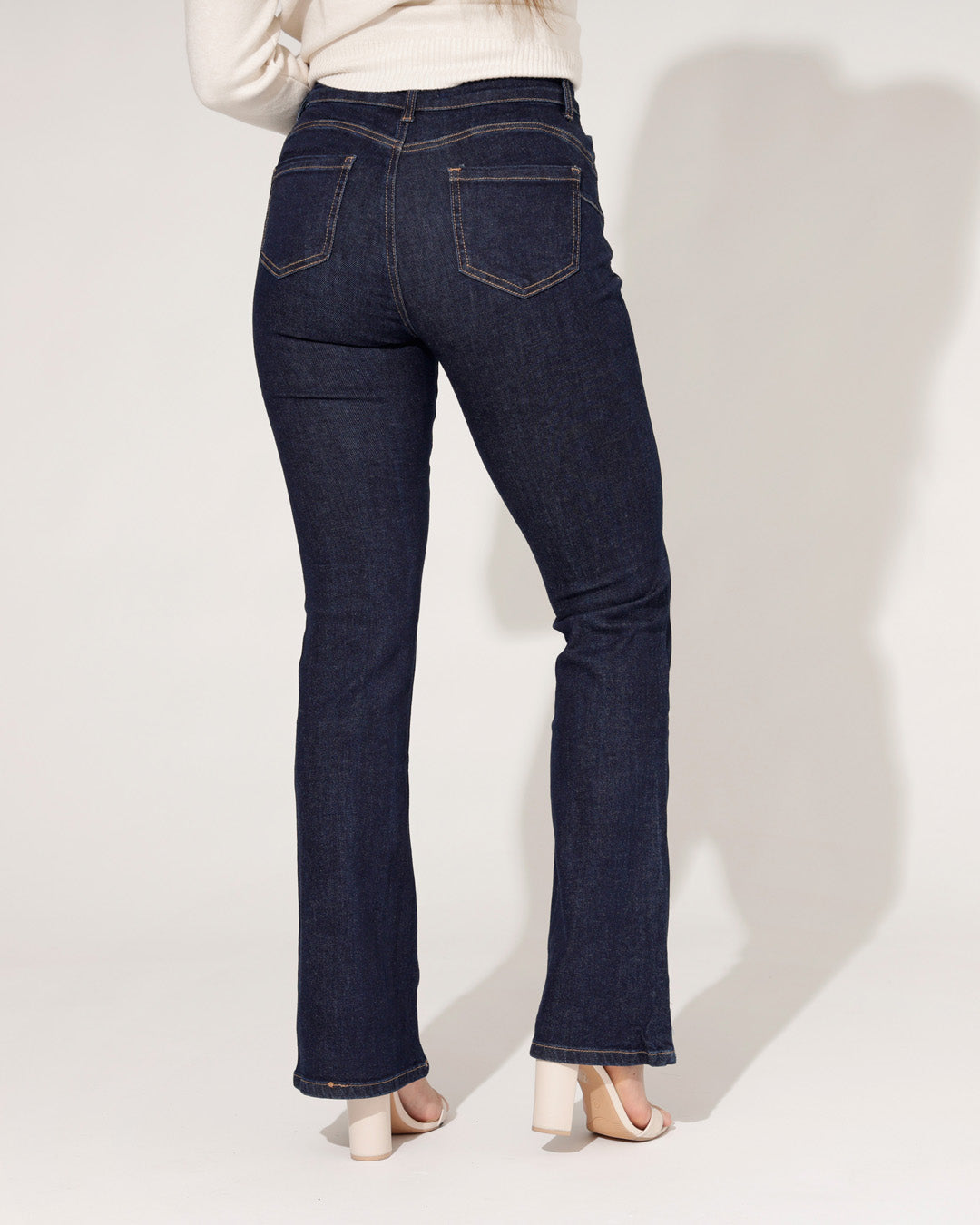 Redseventy | Flared jeans Jelle-12 Blauw