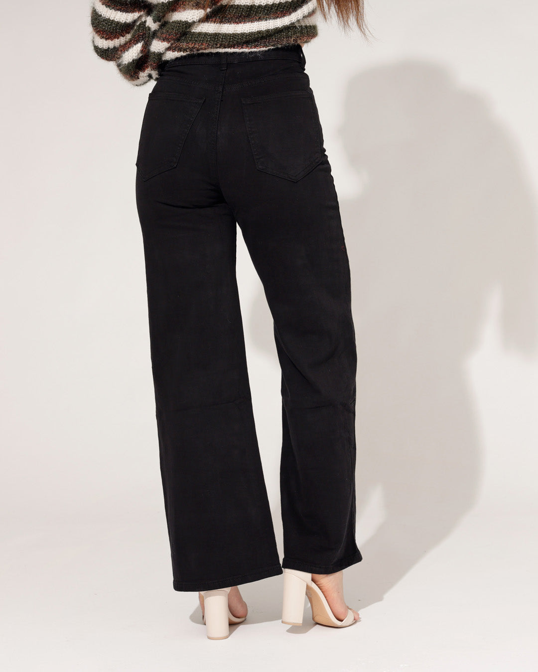 Ana & Lucy | Wide leg jeans Noe-A Zwart