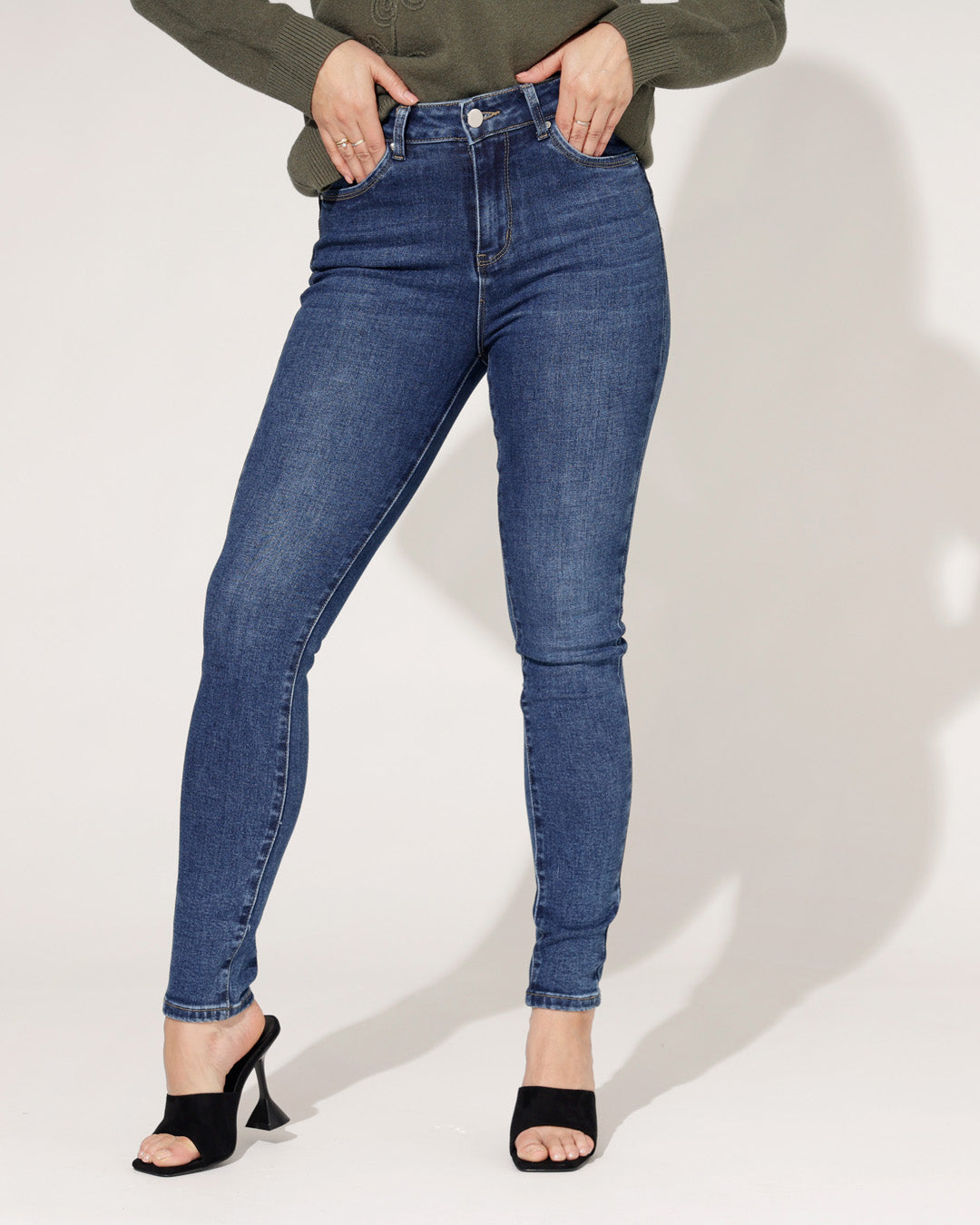 Goodies | Skinny jeans Karen Donkerblauw