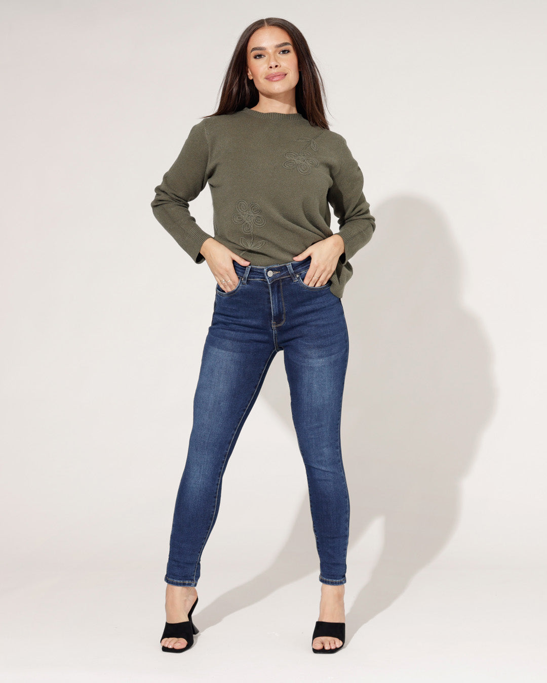 Redseventy | Mom jeans Kim-15 Blauw