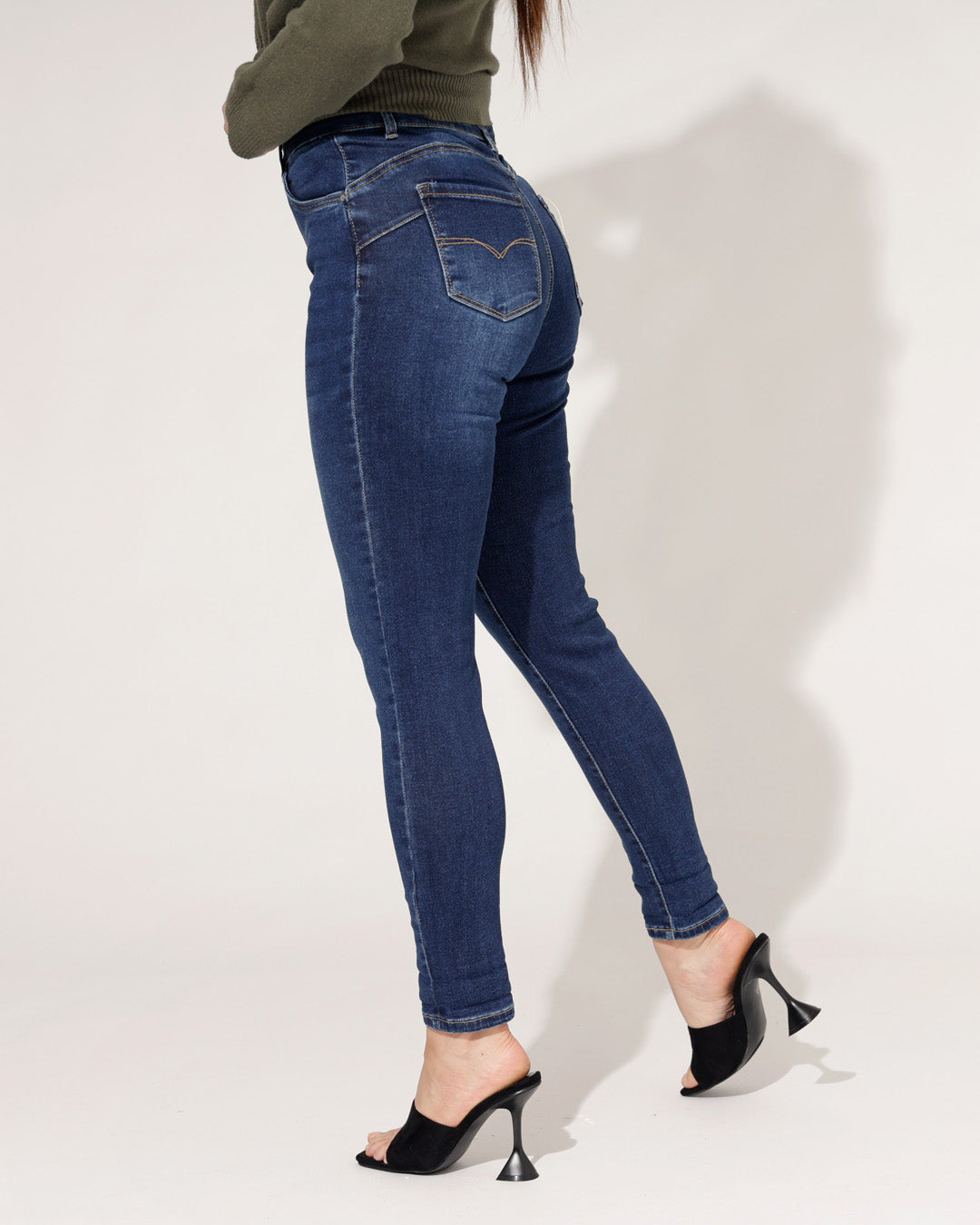 Redseventy | Mom jeans Kim-15 Blauw