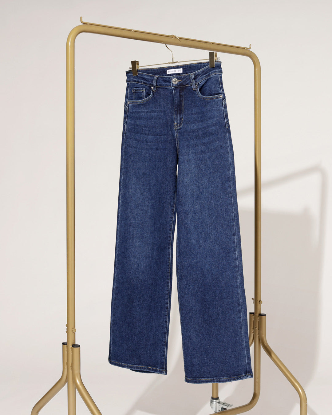 Goodies | Wide leg jeans Selena Donkerblauw